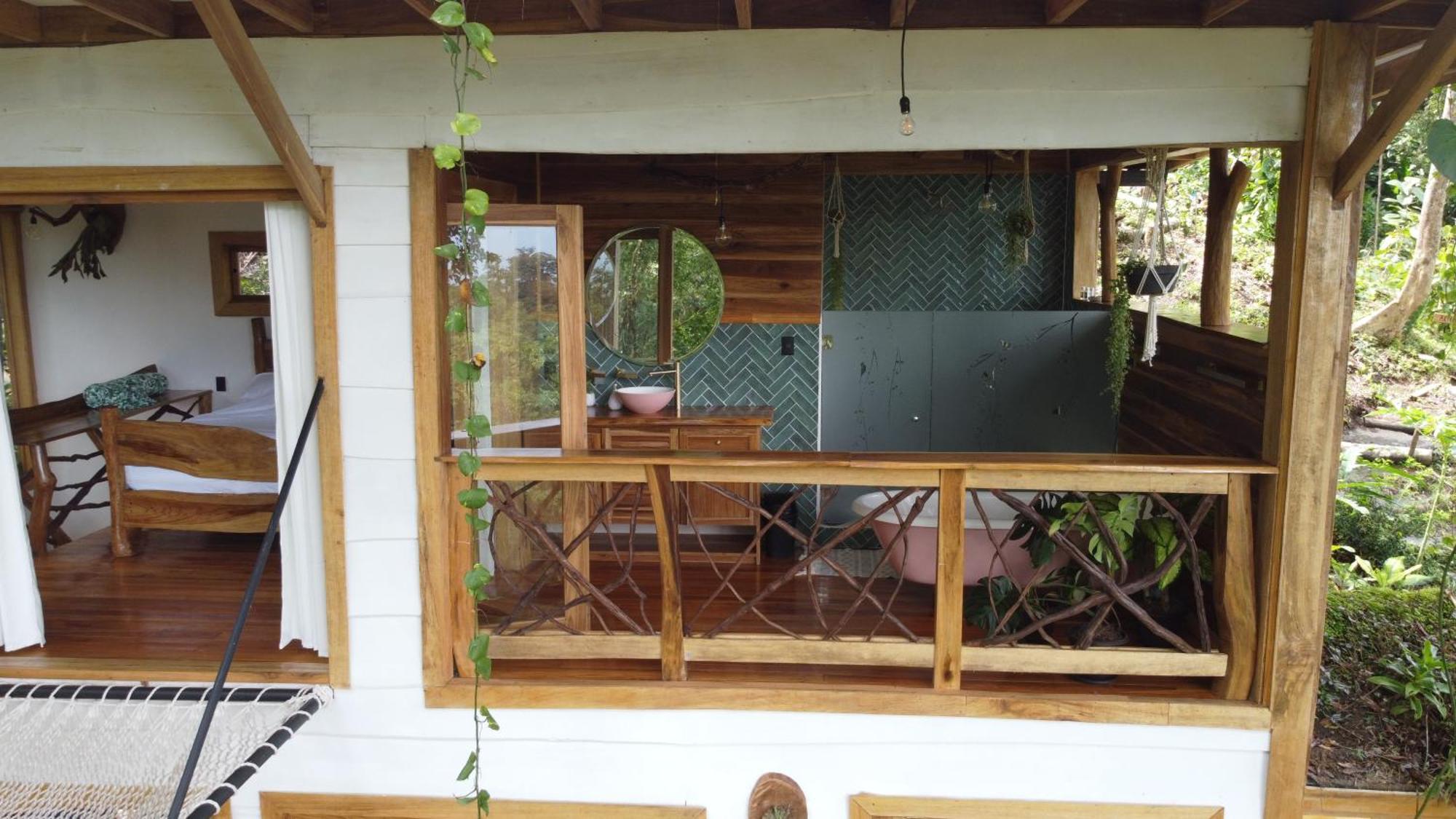 Vila Jungle Spirit Treehouse Cahuita Exteriér fotografie